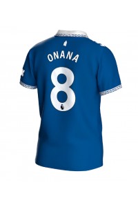 Fotbalové Dres Everton Amadou Onana #8 Domácí Oblečení 2023-24 Krátký Rukáv